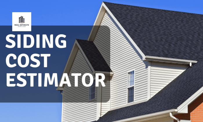 Siding Cost Estimator - Real Estimate Services